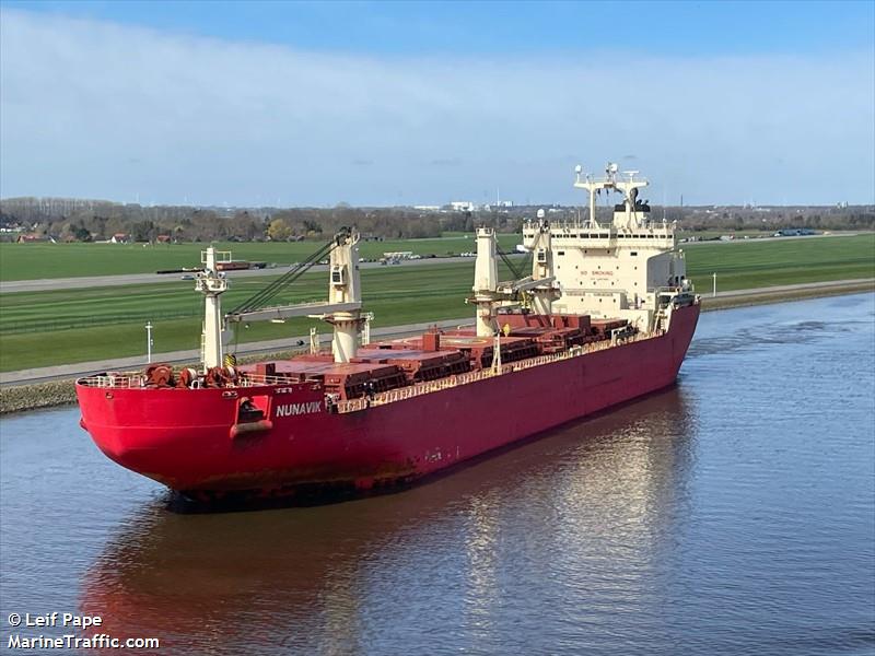 nunavik (Bulk Carrier) - IMO 9673850, MMSI 538005278, Call Sign V7CK9 under the flag of Marshall Islands