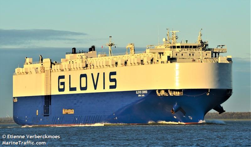 glovis cosmos (Vehicles Carrier) - IMO 9707027, MMSI 538006227, Call Sign V7KV9 under the flag of Marshall Islands