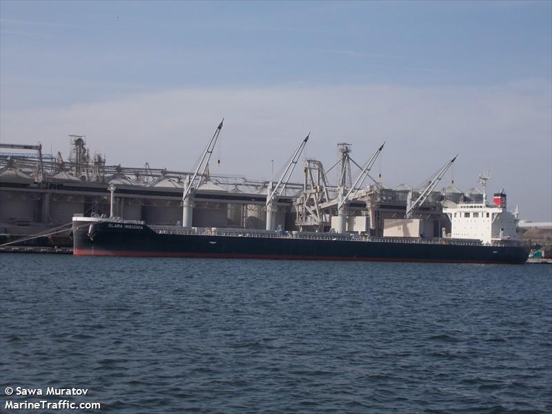 clara insignia (Bulk Carrier) - IMO 9800427, MMSI 538008625, Call Sign V7A2590 under the flag of Marshall Islands