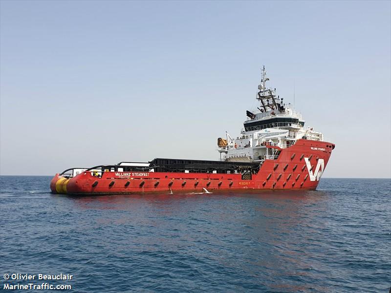 vallianz steadfast (Offshore Tug/Supply Ship) - IMO 9503067, MMSI 566711000, Call Sign 9V7008 under the flag of Singapore