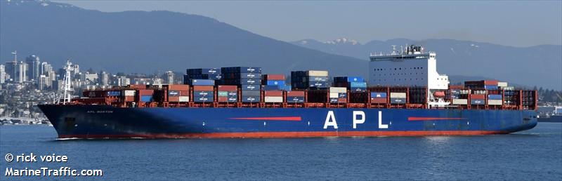 apl boston (Container Ship) - IMO 9597496, MMSI 566950000, Call Sign 9V9917 under the flag of Singapore
