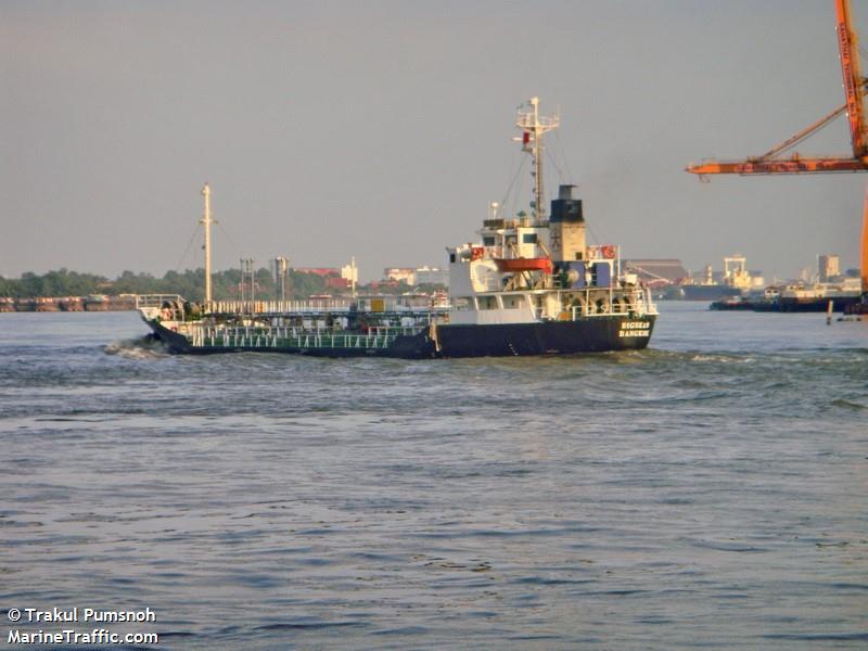 big sea 9 (Oil Products Tanker) - IMO 8817306, MMSI 567000460, Call Sign HSB3013 under the flag of Thailand