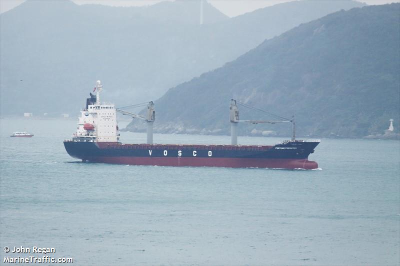 fortune freighter (Container Ship) - IMO 9168520, MMSI 574410000, Call Sign XVQH under the flag of Vietnam