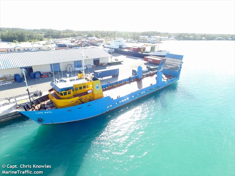 cape mail (Cargo ship) - IMO , MMSI 577199000, Call Sign YJTN6 under the flag of Vanuatu