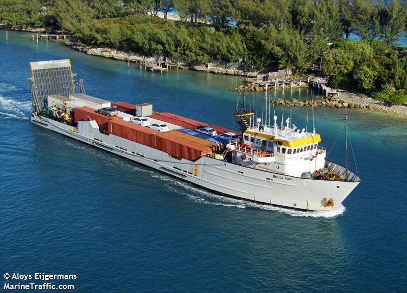 bruce mail (Offshore Tug/Supply Ship) - IMO 8301072, MMSI 577437000, Call Sign YJWS7 under the flag of Vanuatu