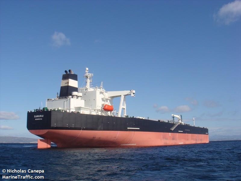mt samurai (Crude Oil Tanker) - IMO 9378876, MMSI 636013852, Call Sign A8PX7 under the flag of Liberia