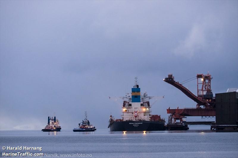 indian friendship (Bulk Carrier) - IMO 9521394, MMSI 636016068, Call Sign D5EG2 under the flag of Liberia