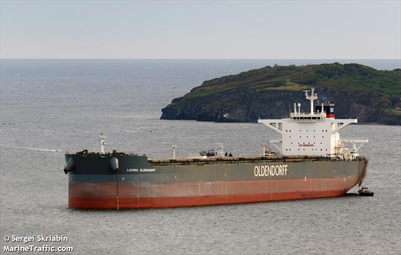 lavinia oldendorff (Bulk Carrier) - IMO 9691931, MMSI 636016582, Call Sign D5GW2 under the flag of Liberia