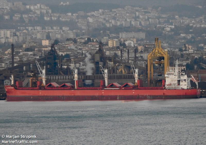 bbg ocean (Bulk Carrier) - IMO 9712151, MMSI 636017388, Call Sign D5KQ9 under the flag of Liberia