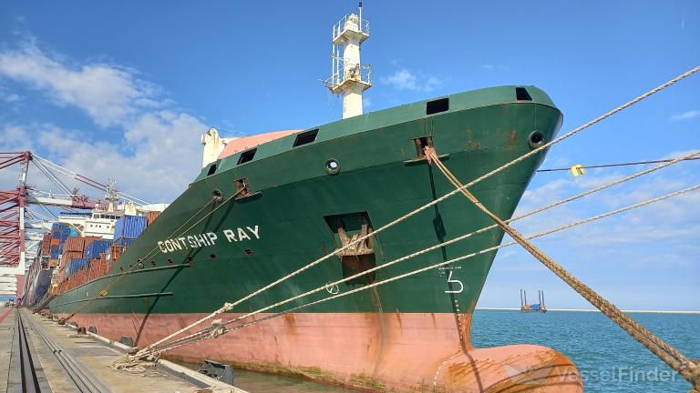 contship ray (Container Ship) - IMO 9388338, MMSI 636017852, Call Sign D5MZ8 under the flag of Liberia