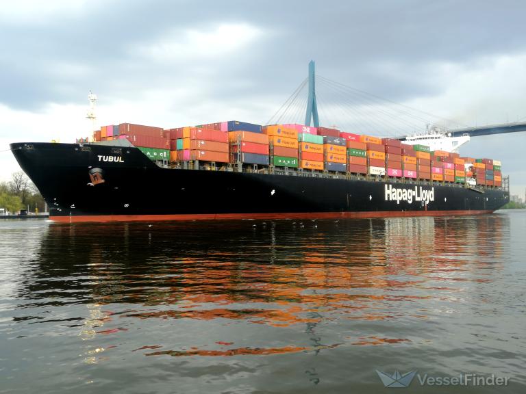 tubul (Container Ship) - IMO 9447873, MMSI 636092783, Call Sign A8VP8 under the flag of Liberia