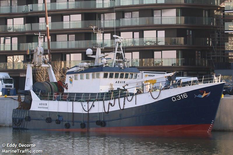o.316 aegir (Fishing vessel) - IMO , MMSI 205241000, Call Sign OPMD under the flag of Belgium