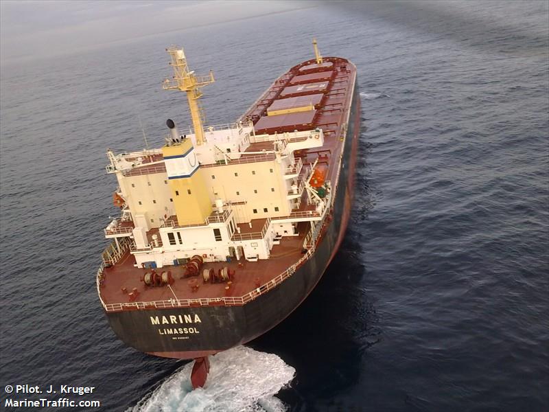 marina (Bulk Carrier) - IMO 9309497, MMSI 209438000, Call Sign C4GG2 under the flag of Cyprus
