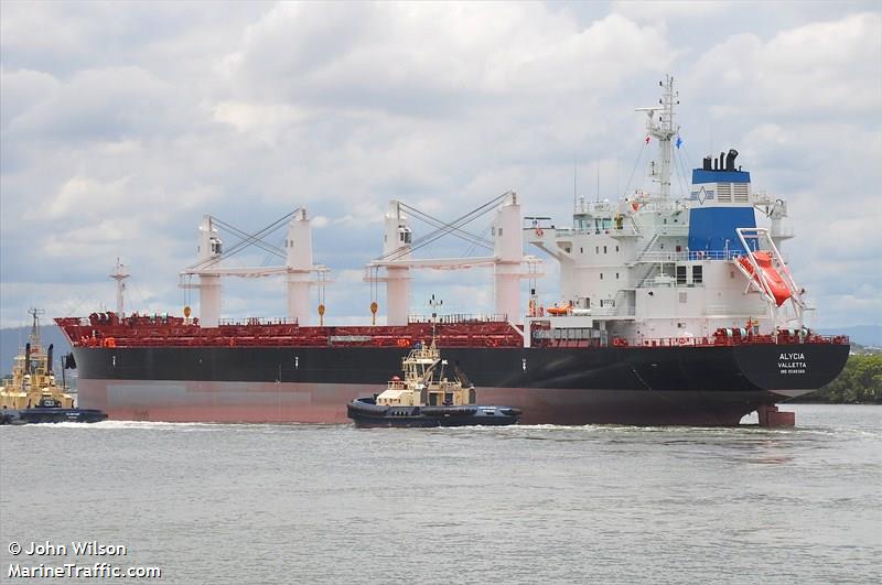 alycia (Bulk Carrier) - IMO 9588366, MMSI 215517000, Call Sign 9HA2749 under the flag of Malta