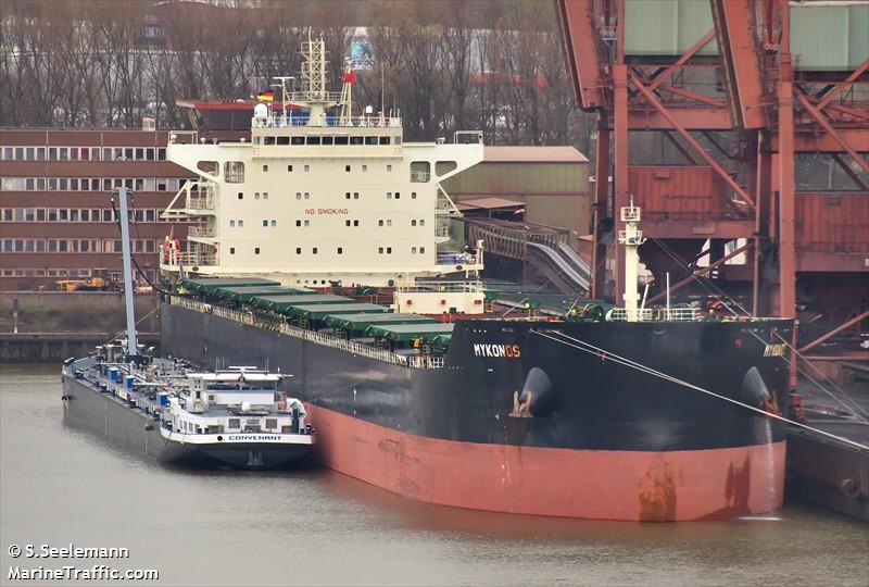 mykonos (Bulk Carrier) - IMO 9633410, MMSI 229285000, Call Sign 9HA3203 under the flag of Malta