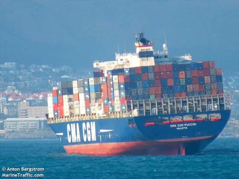 cma cgm puccini 8 (Container Ship) - IMO 9280627, MMSI 229489000, Call Sign 9HA3374 under the flag of Malta