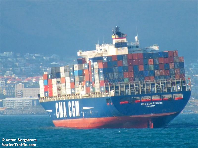 cma cgm puccini 8 (Container Ship) - IMO 9280627, MMSI 229489000, Call Sign 9HA3374 under the flag of Malta