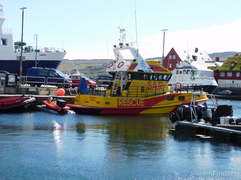 rescue liv (SAR) - IMO , MMSI 231585000, Call Sign XPWB under the flag of Faeroe Islands