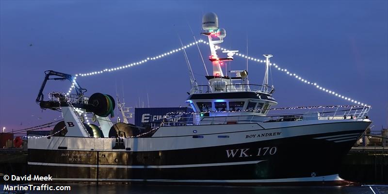 boy andrew (Fishing vessel) - IMO , MMSI 232006167, Call Sign MAOE3 under the flag of United Kingdom (UK)