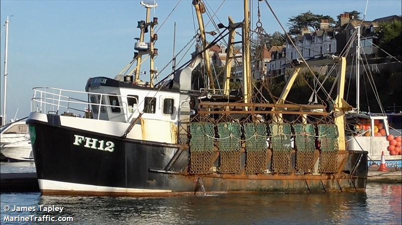 morel margh (Fishing vessel) - IMO , MMSI 235040521, Call Sign MPUL7 under the flag of United Kingdom (UK)