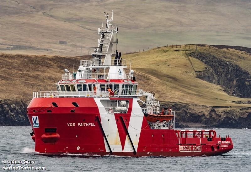 vos faithful (Standby Safety Vessel) - IMO 9647215, MMSI 235097317, Call Sign 2GGZ5 under the flag of United Kingdom (UK)