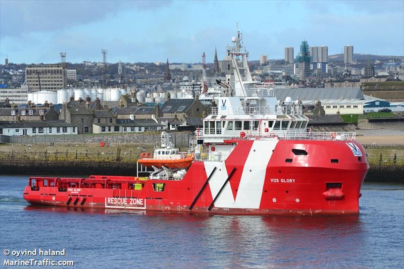 vos glory (Standby Safety Vessel) - IMO 9680528, MMSI 235103023, Call Sign 2HEN7 under the flag of United Kingdom (UK)