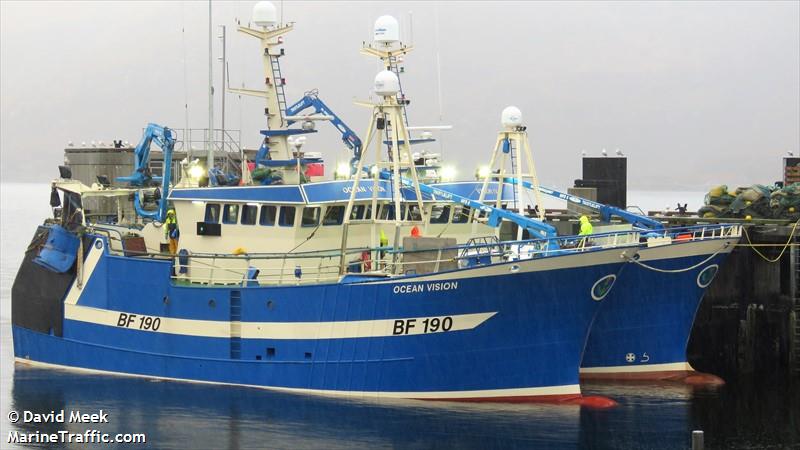 ocean vision bf190 (Fishing vessel) - IMO , MMSI 235103134, Call Sign 2HFB2 under the flag of United Kingdom (UK)