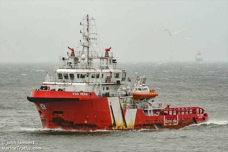 vos hera (Standby Safety Vessel) - IMO 9570709, MMSI 235107437, Call Sign 2HXM3 under the flag of United Kingdom (UK)