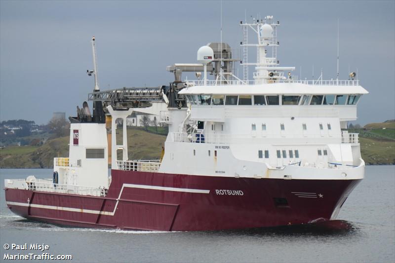 rotsund (Refrigerated Cargo Ship) - IMO 9333644, MMSI 257068010, Call Sign LFVK under the flag of Norway