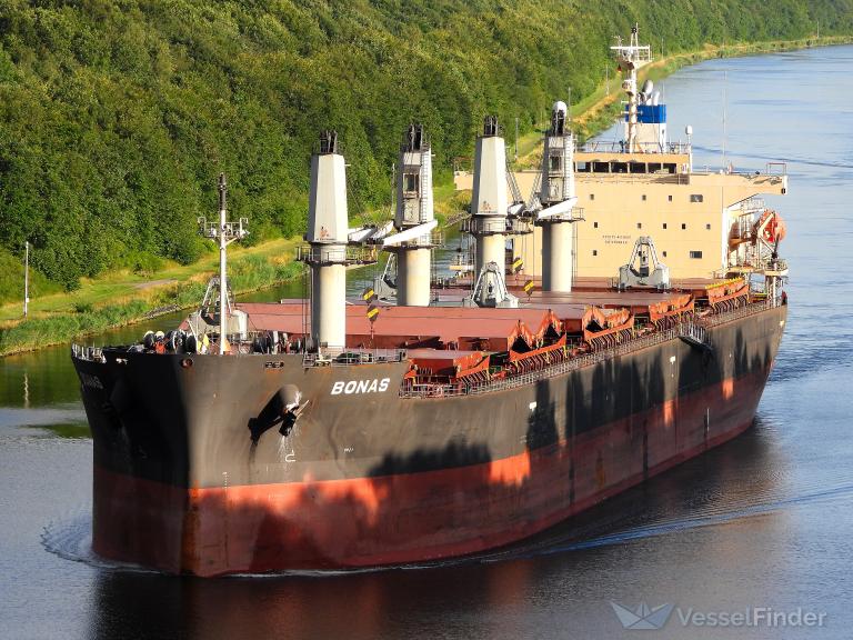 bonas (Bulk Carrier) - IMO 9401972, MMSI 257277000, Call Sign LADL8 under the flag of Norway