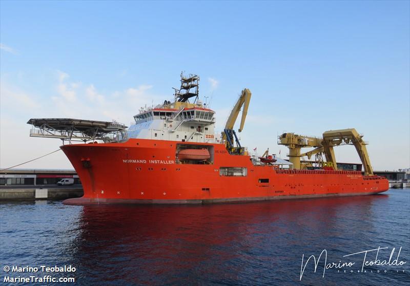 normand installer (Offshore Support Vessel) - IMO 9328819, MMSI 257583000, Call Sign LAEO6 under the flag of Norway