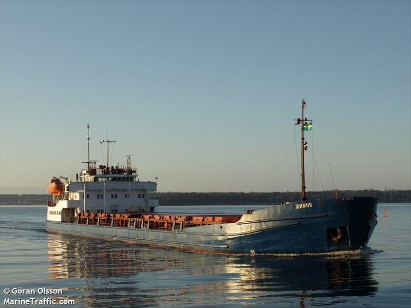 yaropolk (General Cargo Ship) - IMO 8871572, MMSI 273339100, Call Sign UIPI under the flag of Russia