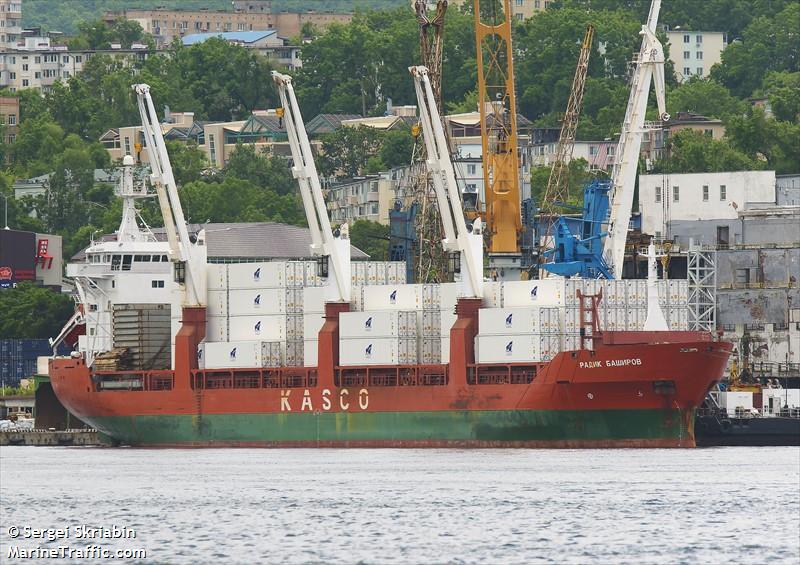 radik bashirov (General Cargo Ship) - IMO 9013878, MMSI 273355230, Call Sign UHAR under the flag of Russia