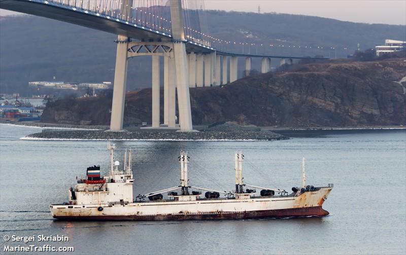orion-1 (Refrigerated Cargo Ship) - IMO 8520496, MMSI 273389770, Call Sign UCET under the flag of Russia