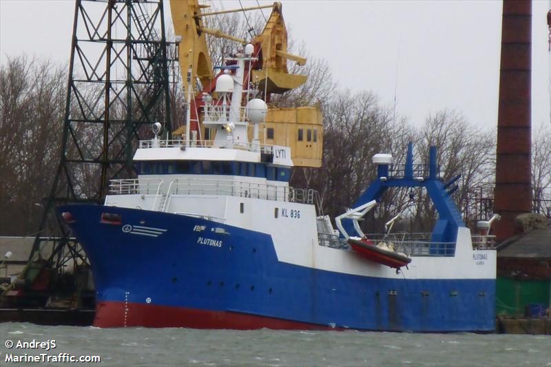plutonas (Fishing Vessel) - IMO 8505422, MMSI 273394950, Call Sign UBZP9 under the flag of Russia