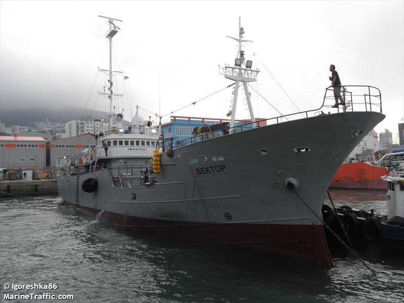 vector (Fishing Vessel) - IMO 8618463, MMSI 273399580, Call Sign UBZO8 under the flag of Russia