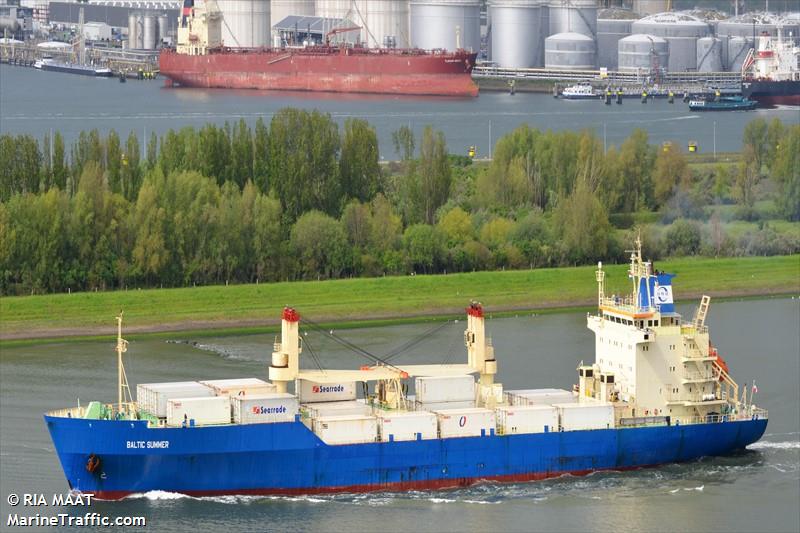 baltic summer (Refrigerated Cargo Ship) - IMO 8802090, MMSI 311000992, Call Sign C6ES9 under the flag of Bahamas