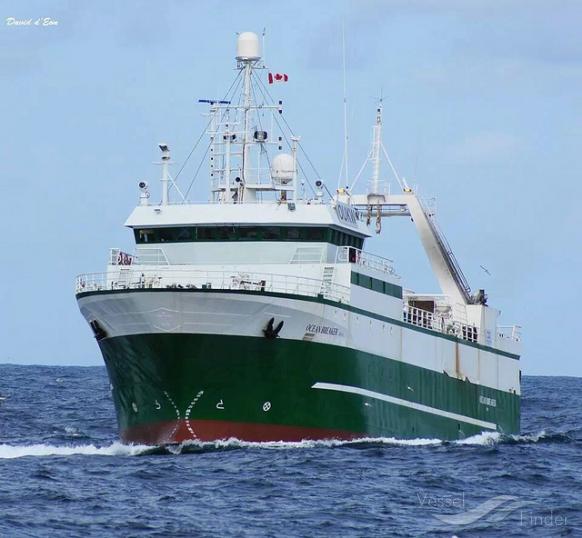 ocean breaker (Fish Factory Ship) - IMO 8519552, MMSI 316021004, Call Sign XJBM under the flag of Canada