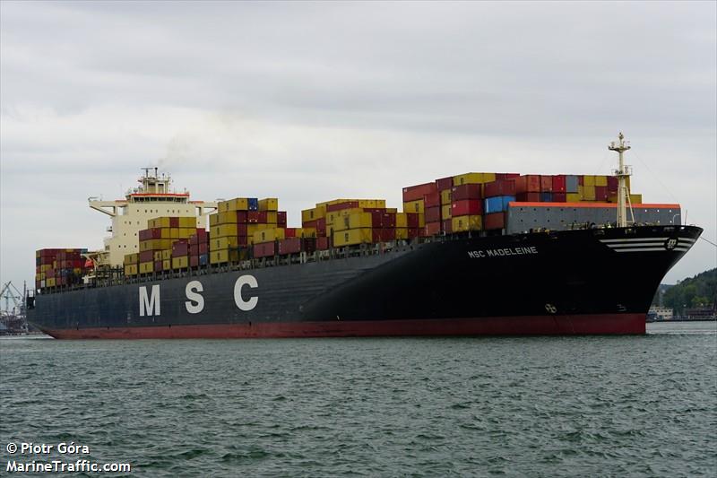 msc madeleine (Container Ship) - IMO 9305702, MMSI 353728000, Call Sign 3EFR7 under the flag of Panama