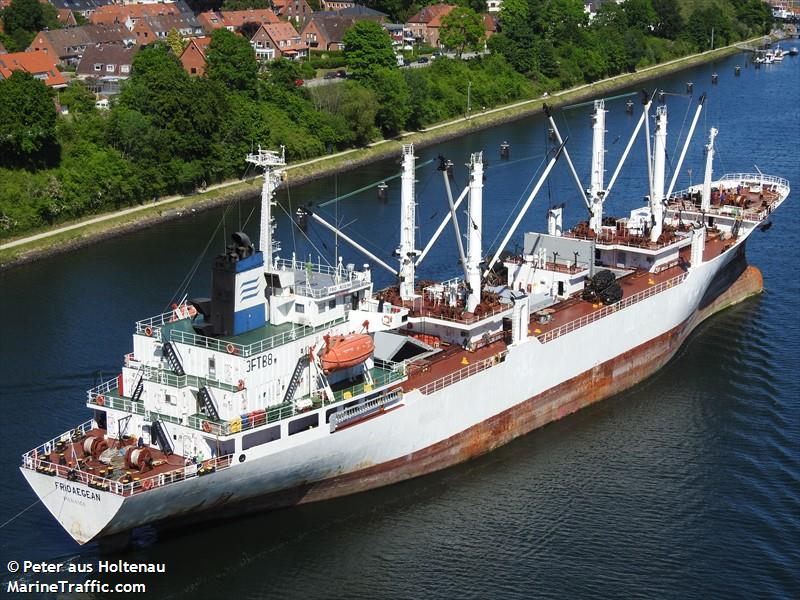 frio aegean (Refrigerated Cargo Ship) - IMO 9172703, MMSI 353773000, Call Sign 3FTB8 under the flag of Panama
