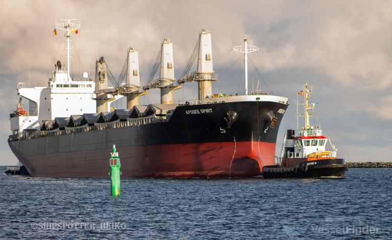 apogee spirit (Bulk Carrier) - IMO 9561875, MMSI 355174000, Call Sign 3FTJ7 under the flag of Panama