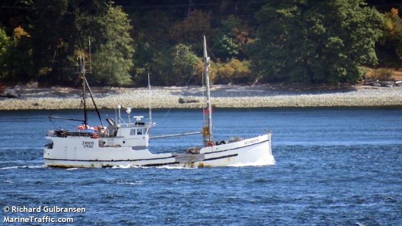 seymour (Fishing vessel) - IMO , MMSI 367089110, Call Sign WAQ8694 under the flag of United States (USA)