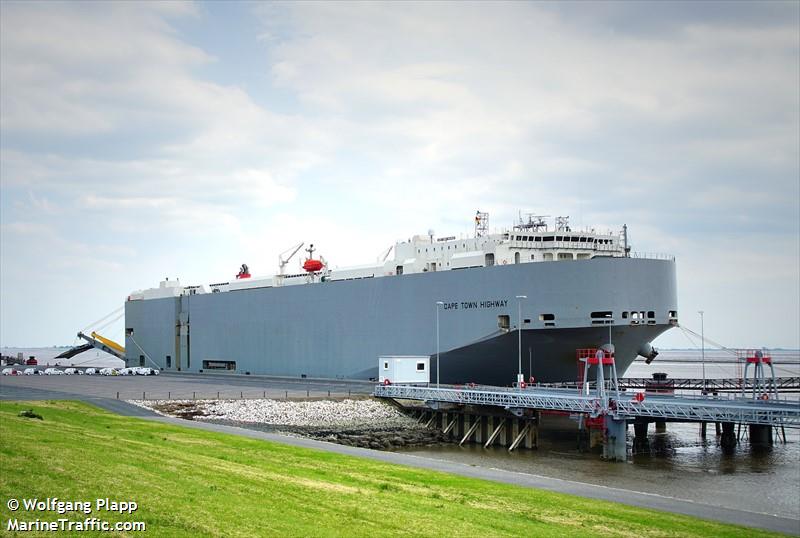 cape town highway (Vehicles Carrier) - IMO 9565558, MMSI 372031000, Call Sign 3FOK4 under the flag of Panama
