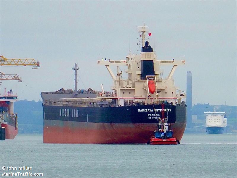 sakizaya integrity (Bulk Carrier) - IMO 9780146, MMSI 372840000, Call Sign 3FQZ6 under the flag of Panama