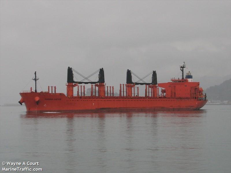 daiwan justice (Bulk Carrier) - IMO 9709312, MMSI 374515000, Call Sign HOZK under the flag of Panama