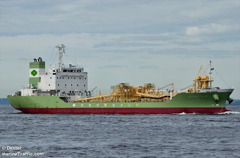 sumise maru no.21 (Cement Carrier) - IMO 9511090, MMSI 431001077, Call Sign JD2938 under the flag of Japan