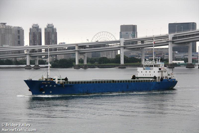 kaiyo maru (General Cargo Ship) - IMO 9566021, MMSI 431001127, Call Sign JD3017 under the flag of Japan