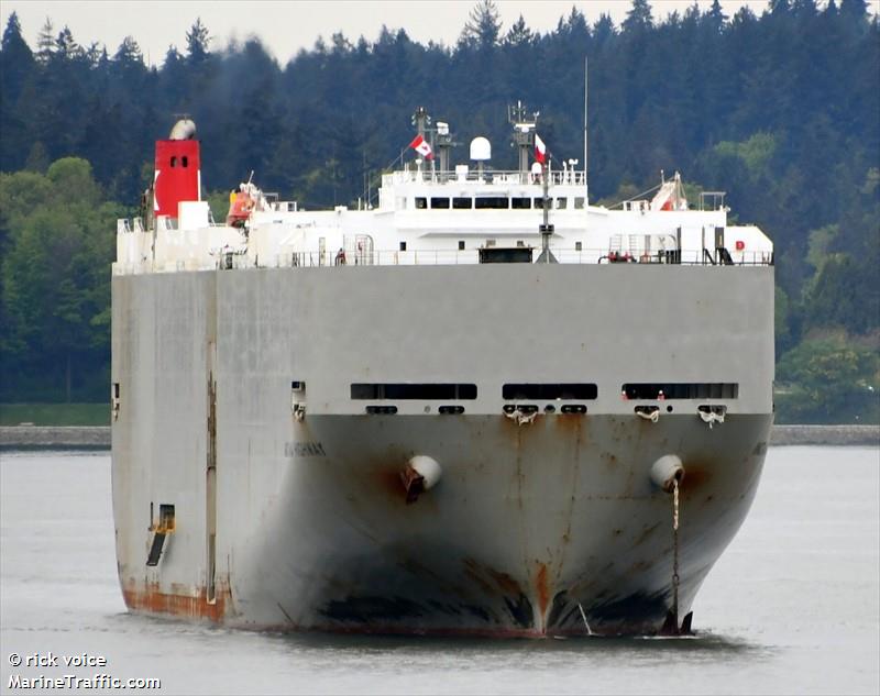 indiana highway (Vehicles Carrier) - IMO 9272888, MMSI 432433000, Call Sign JMVS under the flag of Japan