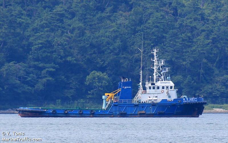 daesang frontier (Tug) - IMO 9142899, MMSI 440069000, Call Sign DSEE3 under the flag of Korea
