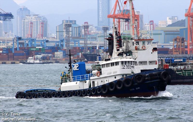 ko.ryo.303 (Tug) - IMO , MMSI 440404530, Call Sign D9QB under the flag of Korea